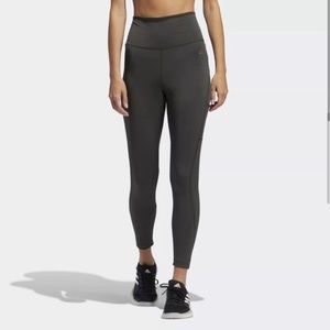 adidas x Zoe saldana 7/8 tights legend earth